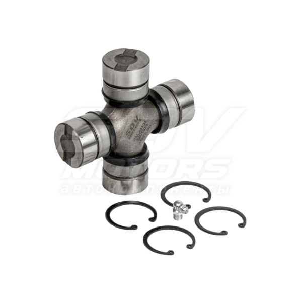 Крестовина карданного вала Вал-й, Г-3309 ЗИЛ, КАМАЗ (39*118) (со стопорными кольцами)