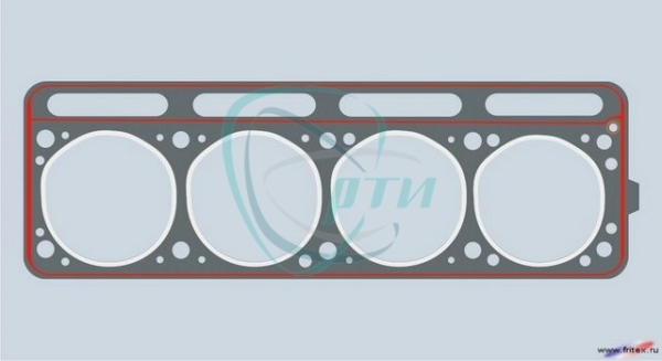 Прокладка головки блока УАЗ, Г-ль дв.4213, 4216 (б/асб с герм.)