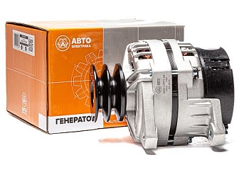 Генератор Г-33104 «Вал-й» 14В, 135А с дв. Д-245.7, 2-х ручьевой шкив