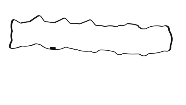 Прокладка клапанной крышки КАМАЗ, ПАЗ дв.Cummins 6ISBe (силикон) черный