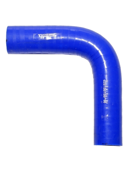 Патрубок радиатора угловой 35/150/150^90 силикон ТехноПартнер