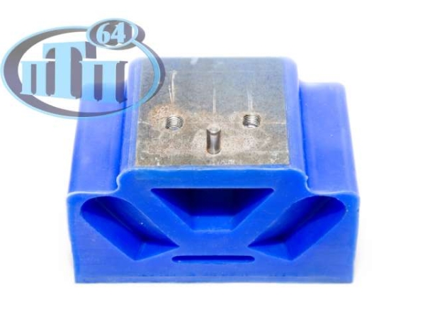 44 Подушка двигателя СМАЗ боковая усиленная (силикон) синий ПТП